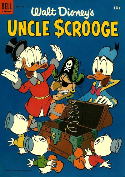 Cover for Four Color (Dell, 1942 series) #495 - Walt Disney's Uncle Scrooge