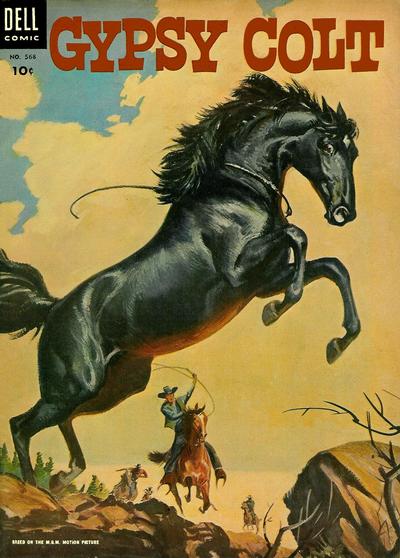 Cover for Four Color (Dell, 1942 series) #568 - M-G-M's Gypsy Colt