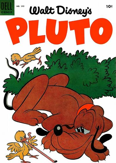 Cover for Four Color (Dell, 1942 series) #595 - Walt Disney's Pluto