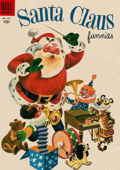 Cover for Four Color (Dell, 1942 series) #607 - Santa Claus Funnies