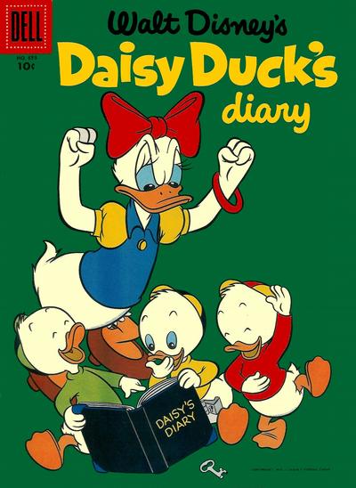 Cover for Four Color (Dell, 1942 series) #659 - Walt Disney's Daisy Duck's Diary