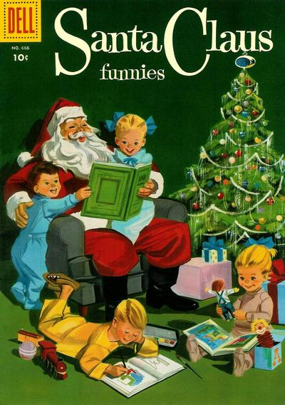 Cover for Four Color (Dell, 1942 series) #666 - Santa Claus Funnies