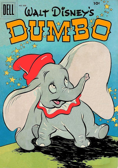 Cover for Four Color (Dell, 1942 series) #668 - Walt Disney's Dumbo
