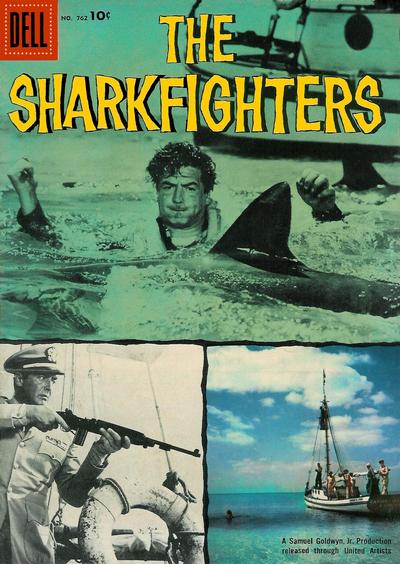 Cover for Four Color (Dell, 1942 series) #762 - The Sharkfighters