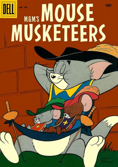 Cover for Four Color (Dell, 1942 series) #764 - M.G.M's Mouse Musketeers