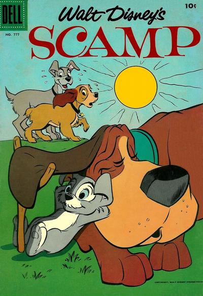 Cover for Four Color (Dell, 1942 series) #777 - Walt Disney's Scamp