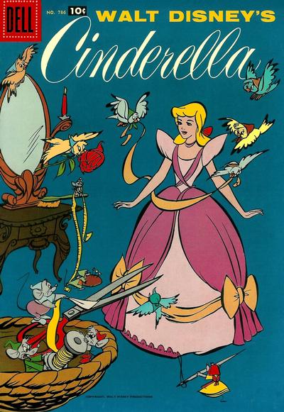Cover for Four Color (Dell, 1942 series) #786 - Walt Disney's Cinderella