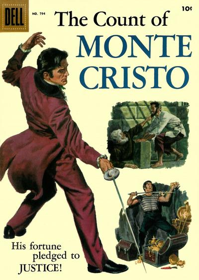Cover for Four Color (Dell, 1942 series) #794 - The Count of Monte Cristo