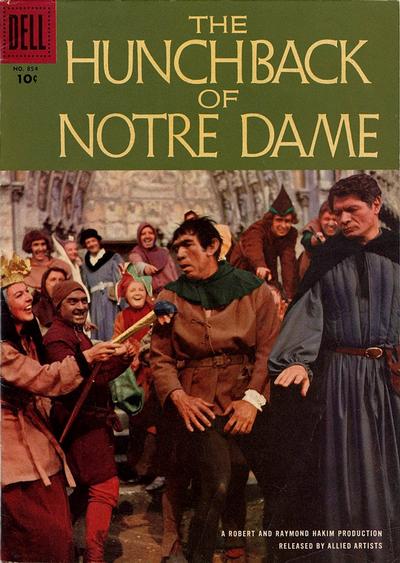 Cover for Four Color (Dell, 1942 series) #854 - The Hunchback of Notre Dame