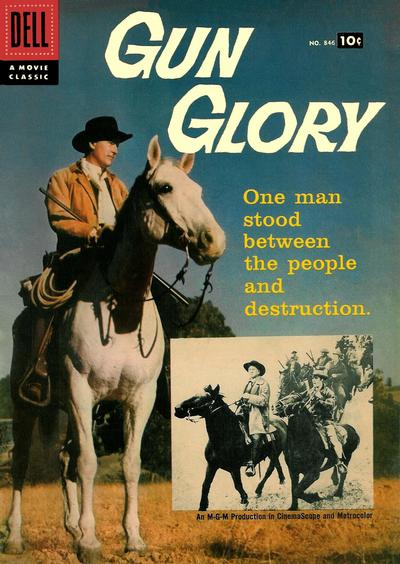 Cover for Four Color (Dell, 1942 series) #846 - Gun Glory
