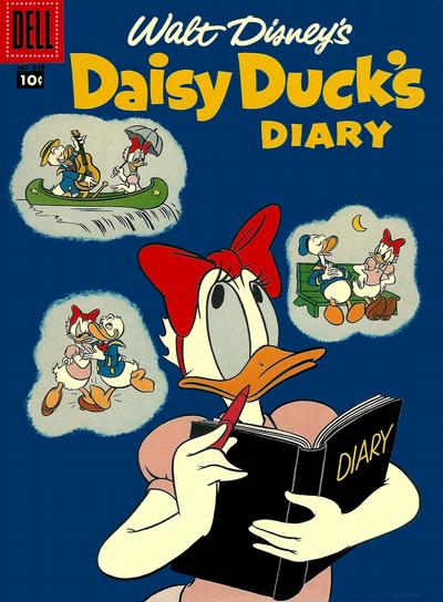 Cover for Four Color (Dell, 1942 series) #858 - Walt Disney's Daisy Duck's Diary