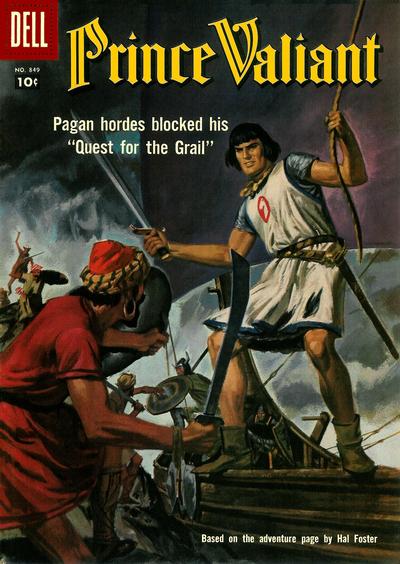 Cover for Four Color (Dell, 1942 series) #849 - Prince Valiant