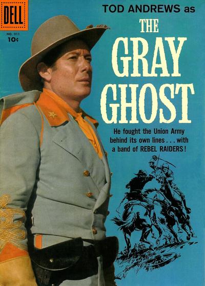 Cover for Four Color (Dell, 1942 series) #911 - The Gray Ghost