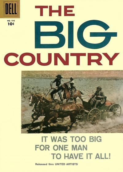 Cover for Four Color (Dell, 1942 series) #946 - The Big Country