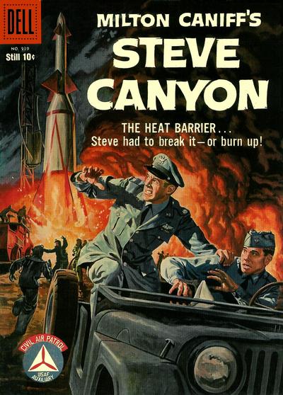 Cover for Four Color (Dell, 1942 series) #939 - Milton Caniff's Steve Canyon