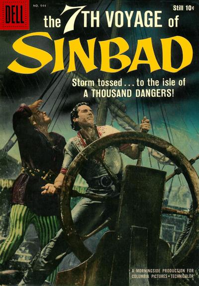 Cover for Four Color (Dell, 1942 series) #944 - The 7th Voyage of Sinbad