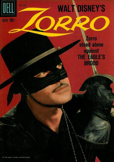 Cover for Four Color (Dell, 1942 series) #960 - Walt Disney's Zorro