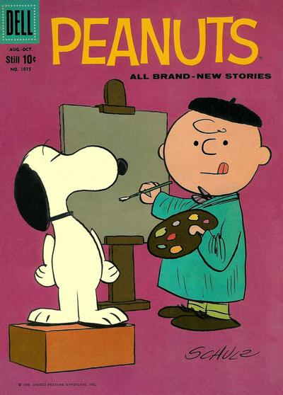 Cover for Four Color (Dell, 1942 series) #1015 - Peanuts