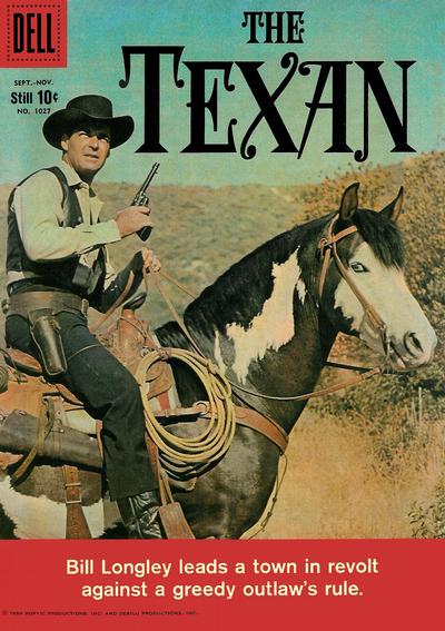 Cover for Four Color (Dell, 1942 series) #1027 - The Texan