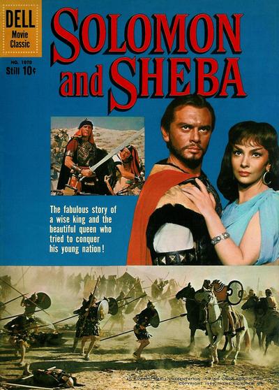 Cover for Four Color (Dell, 1942 series) #1070 - Solomon and Sheba