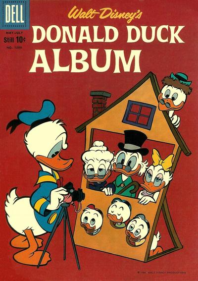 Cover for Four Color (Dell, 1942 series) #1099 - Walt Disney's Donald Duck Album