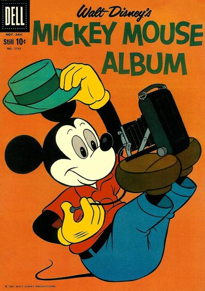 Cover for Four Color (Dell, 1942 series) #1151 - Walt Disney's Mickey Mouse Album