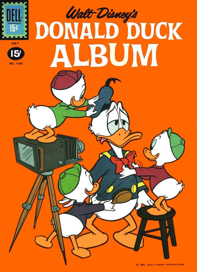 Cover for Four Color (Dell, 1942 series) #1182 - Walt Disney's Donald Duck Album
