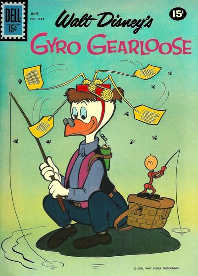 Cover for Four Color (Dell, 1942 series) #1184 - Walt Disney's Gyro Gearloose
