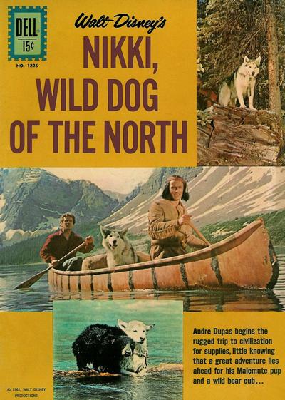 Cover for Four Color (Dell, 1942 series) #1226 - Walt Disney's Nikki, Wild Dog of the North