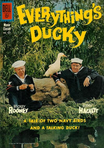 Cover for Four Color (Dell, 1942 series) #1251 - Everything's Ducky