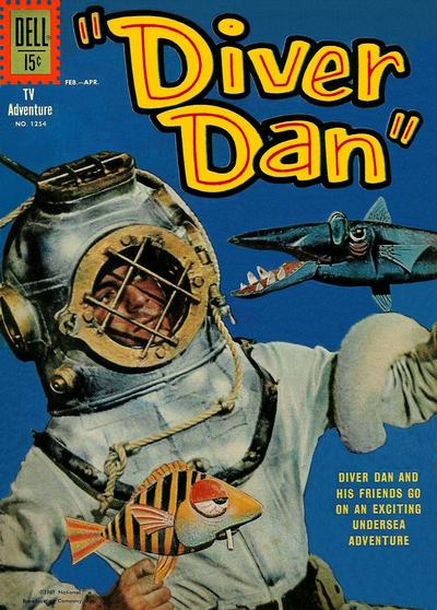 Cover for Four Color (Dell, 1942 series) #1254 - Diver Dan