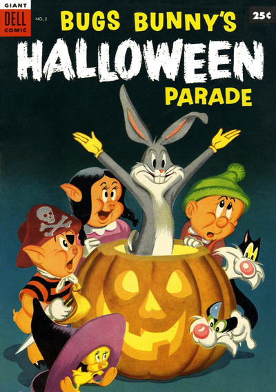 Cover for Bugs Bunny's Halloween Parade (Dell, 1953 series) #2 [25¢]