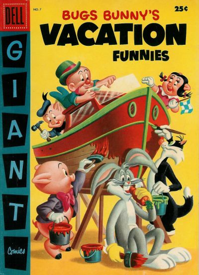Cover for Bugs Bunny's Vacation Funnies (Dell, 1951 series) #7