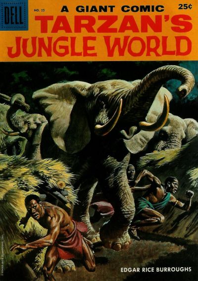 Cover for Dell Giant (Dell, 1959 series) #25 - Tarzan's Jungle World