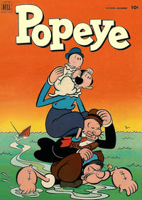Cover for Popeye (Dell, 1948 series) #22