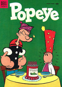 Cover Thumbnail for Popeye (Dell, 1948 series) #31
