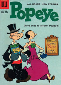 Cover for Popeye (Dell, 1948 series) #54