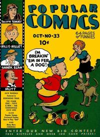 Cover Thumbnail for Popular Comics (Dell, 1936 series) #33