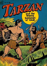 Cover for Edgar Rice Burroughs' Tarzan (Dell, 1948 series) #1