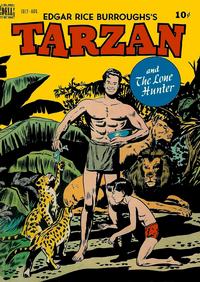 Cover for Edgar Rice Burroughs' Tarzan (Dell, 1948 series) #4