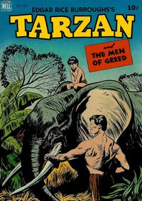 Cover for Edgar Rice Burroughs' Tarzan (Dell, 1948 series) #5
