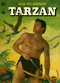 Cover for Edgar Rice Burroughs' Tarzan (Dell, 1948 series) #26