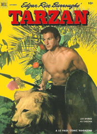 Cover for Edgar Rice Burroughs' Tarzan (Dell, 1948 series) #36