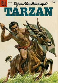 Cover for Edgar Rice Burroughs' Tarzan (Dell, 1948 series) #64