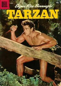 Cover Thumbnail for Edgar Rice Burroughs' Tarzan (Dell, 1948 series) #91 [15¢]