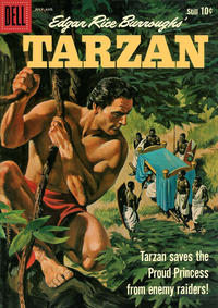 Cover for Edgar Rice Burroughs' Tarzan (Dell, 1948 series) #119