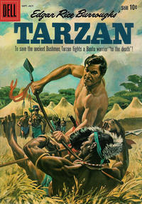 Cover for Edgar Rice Burroughs' Tarzan (Dell, 1948 series) #120