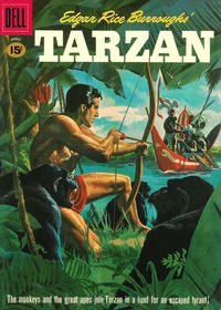 Cover for Edgar Rice Burroughs' Tarzan (Dell, 1948 series) #123