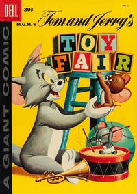 Cover for M-G-M's Tom & Jerry's Toy Fair (Dell, 1958 series) #1 [30¢]