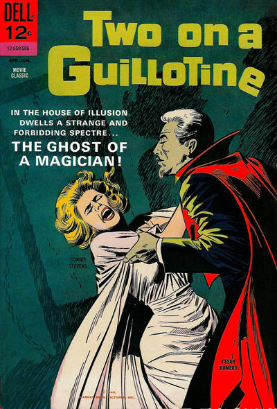 Cover for Two on a Guillotine (Dell, 1965 series) 